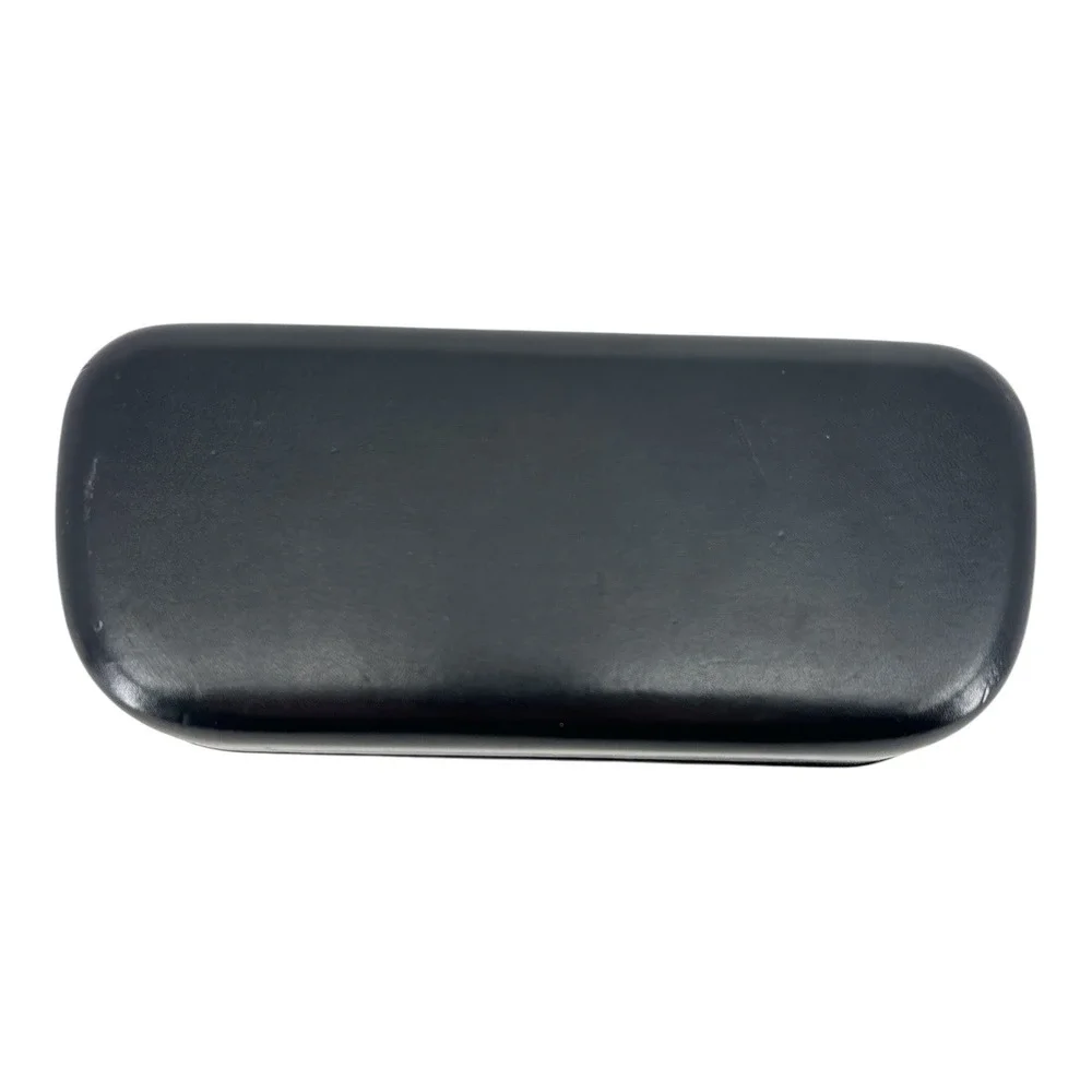 Coach Black Eyeglass Sunglass Case Hard Shell Clamshell Eyewear Logo New York